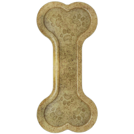 Bone eChew Ultra Durable Nylon Dog Chew Toy for Aggressive Chewers - Bone Nylon Toy - Brown - view 2