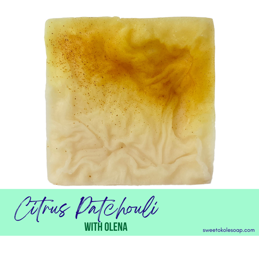 Essential Oil Conditioner Bar - Citrus Patchouli with Olena (Turmeric) - view 2