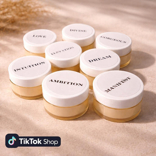 8PCS Perfume Butter Discovery Set | Try All Scents Before Choosing Your Favorite including LOVE, DIVINE, GORGEOUS, ELEVATION, DREAM, AMBITION, MANIFEST, INTUITION — CB