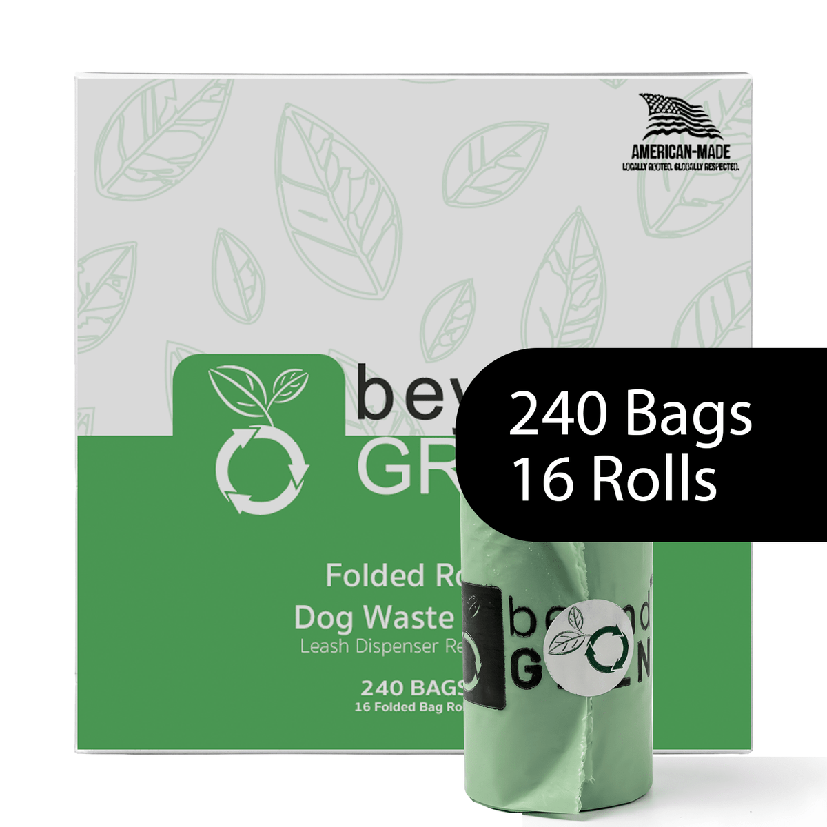 Dog Poop Bags - Poop Bags - Dog Bags - Folded Rolls 9" x 12" - 240 Count - view 7
