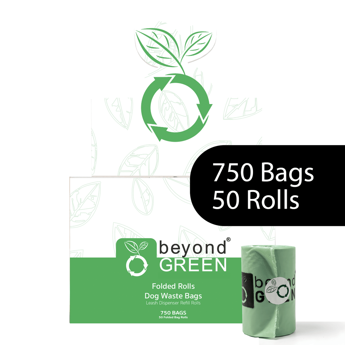Dog Poop Bags - Poop Bags - Dog Bags - Folded Rolls 9" x 12" - 750 Count - view 8