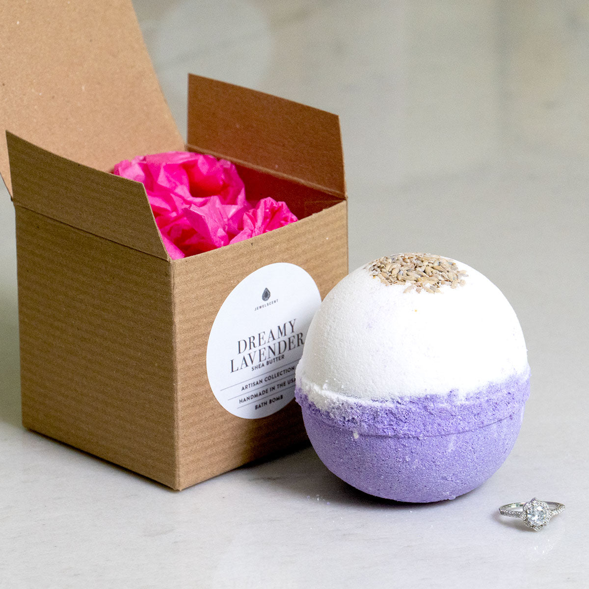 Dreamy Lavender 10oz Mystery Jewelry Bath Bomb - view 3