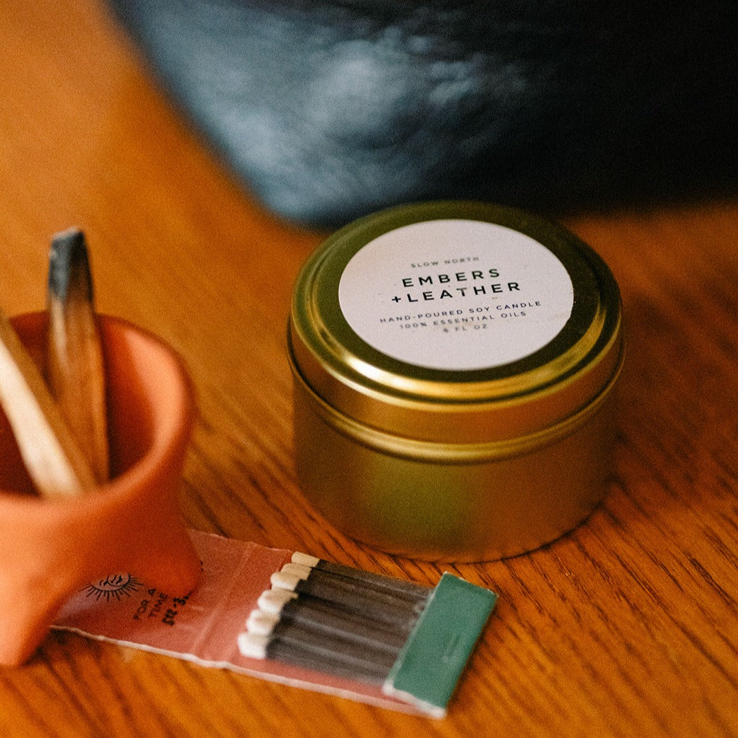 Embers + Leather - Vetiver + Cedar + Patchouli - view 3