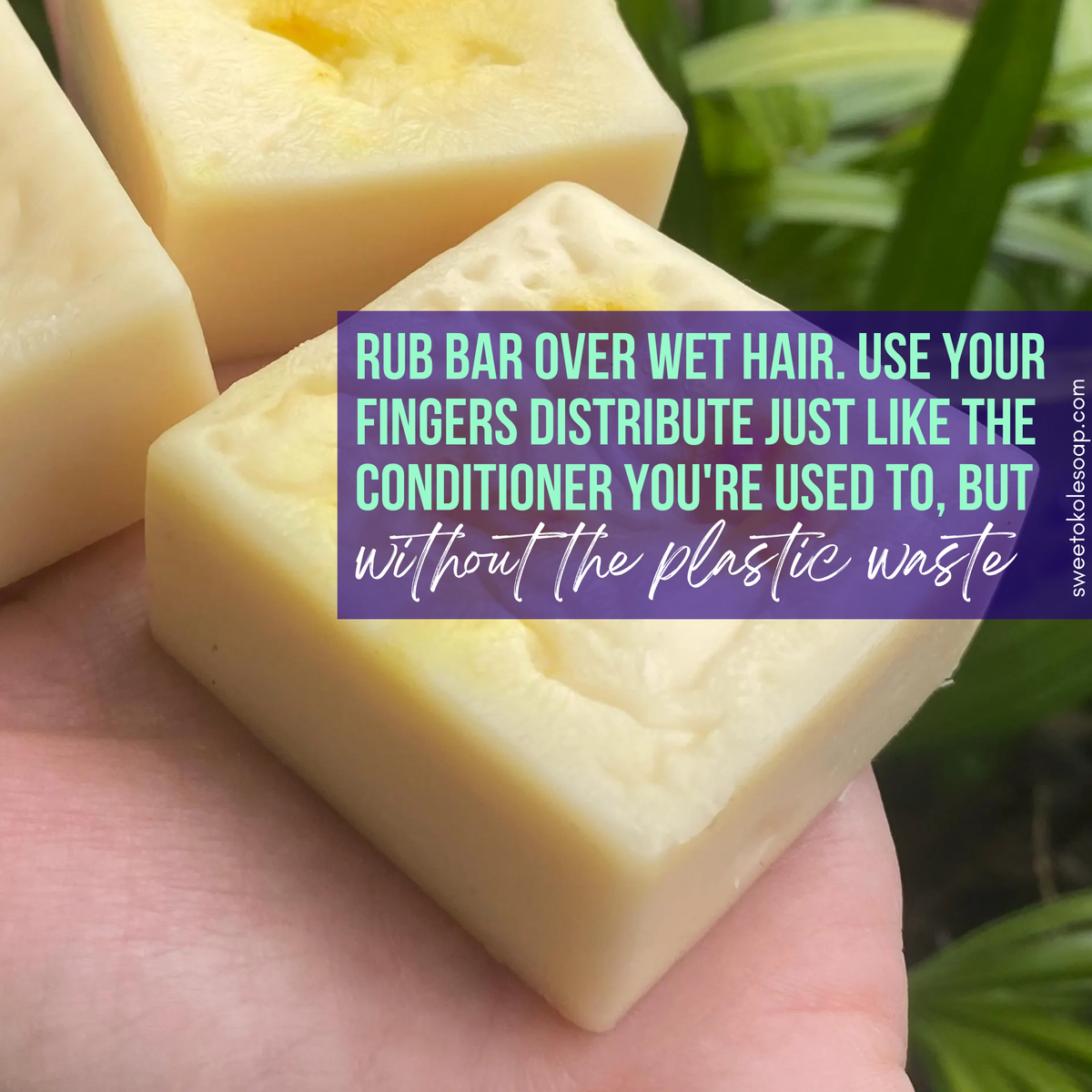 Essential Oil Conditioner Bar - Citrus Patchouli with Olena (Turmeric) - view 5