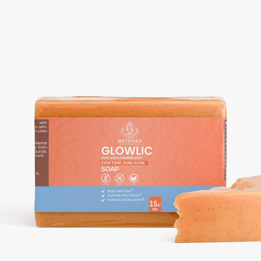 Glowlic Kojic Acid & Turmeric Soap - view 2