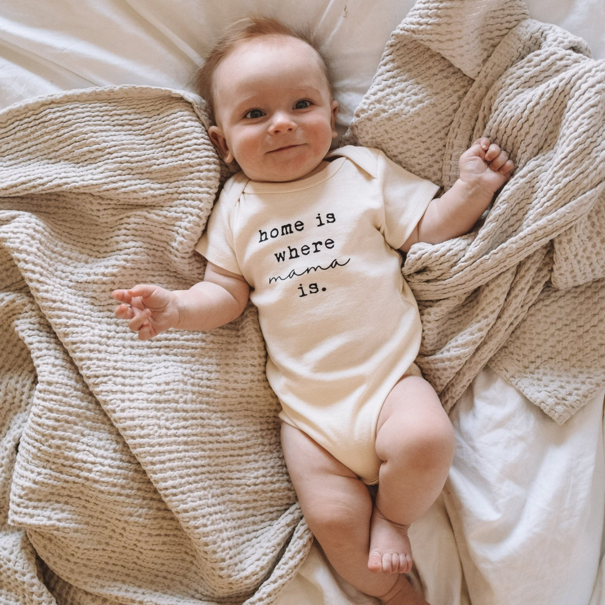 Home is Where Mama is Organic Baby Bodysuit - view 3