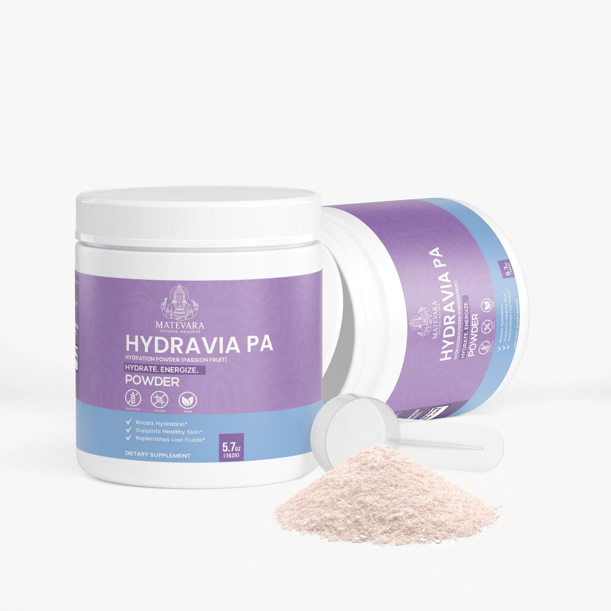 Hydravia Pa Hydration Powder Passion Fruit - Energy Drink Mix - view 3