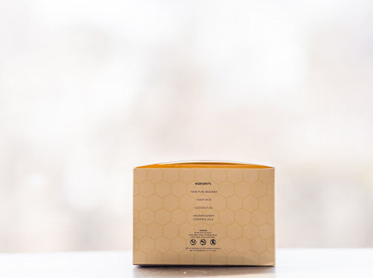 Unscented Beeswax Candle |8 oz - view 8