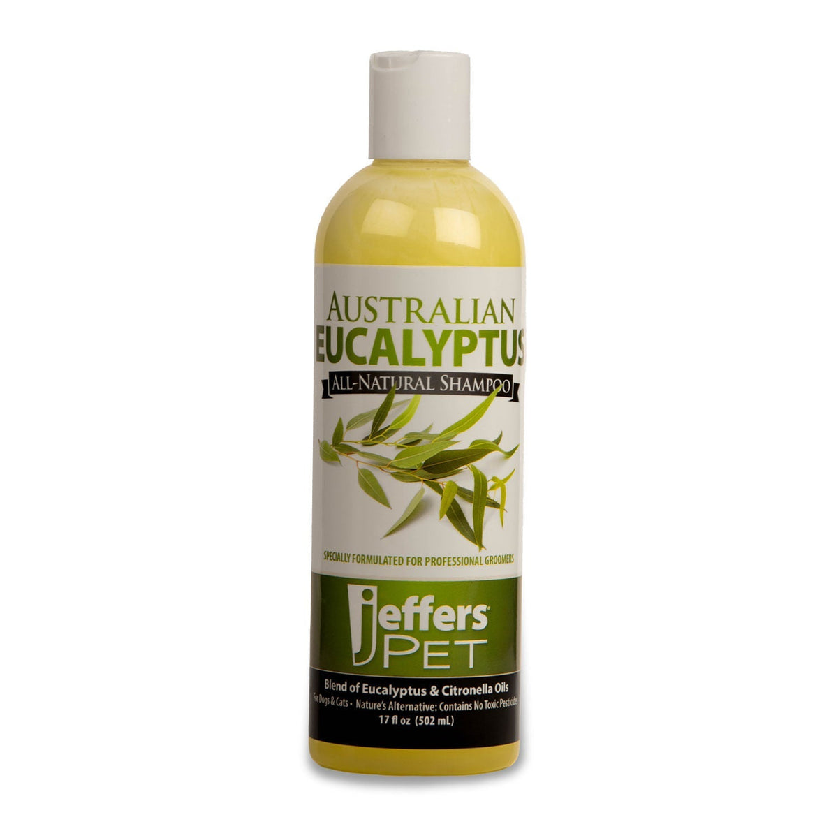 Jeffers Australian Eucalyptus All-Natural Dog Shampoo - Eucalyptus & Citrus, 17 oz, 1
