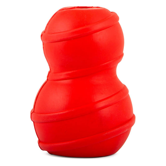 Jeffers Red Classic Stuffable Fetch & Chew Natural Rubber Treat - view 2