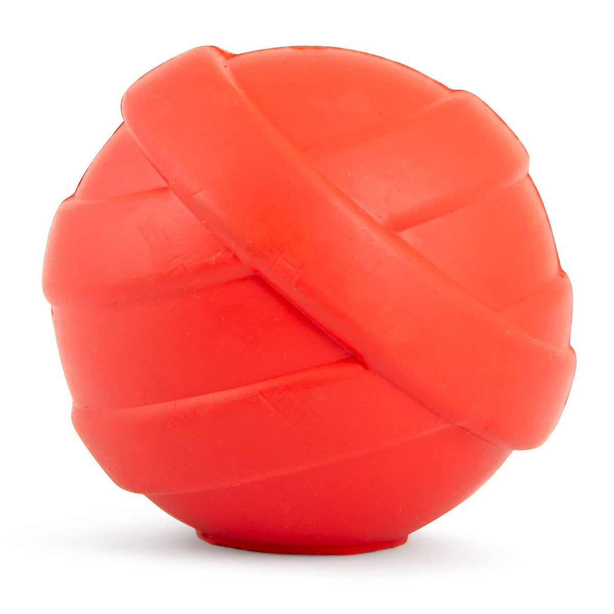 Jeffers Red Orbits Ball Natural Rubber Dental Treat Dispensing Dog