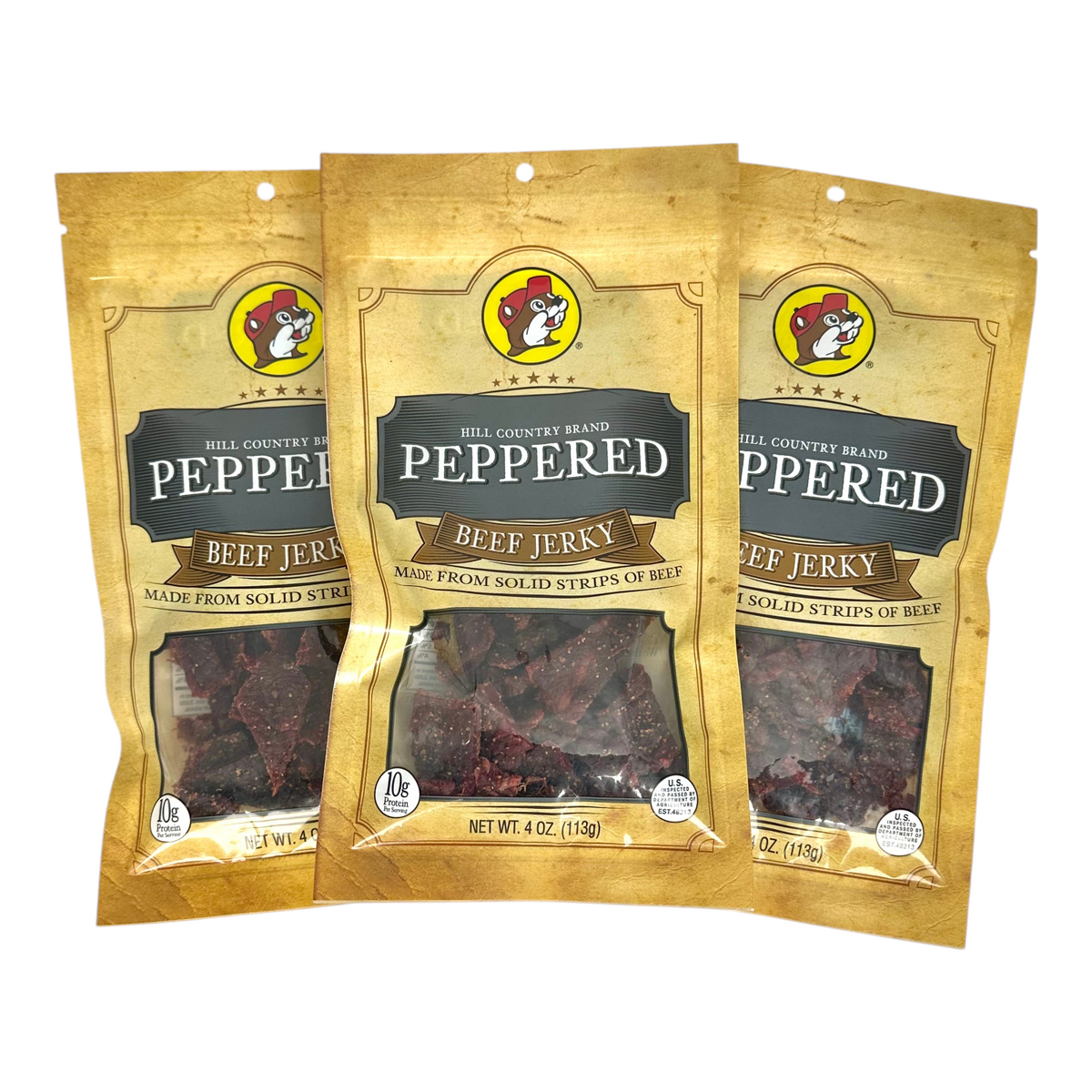 Hill Country Peppered Beef Jerky - 3-Pack - view 4