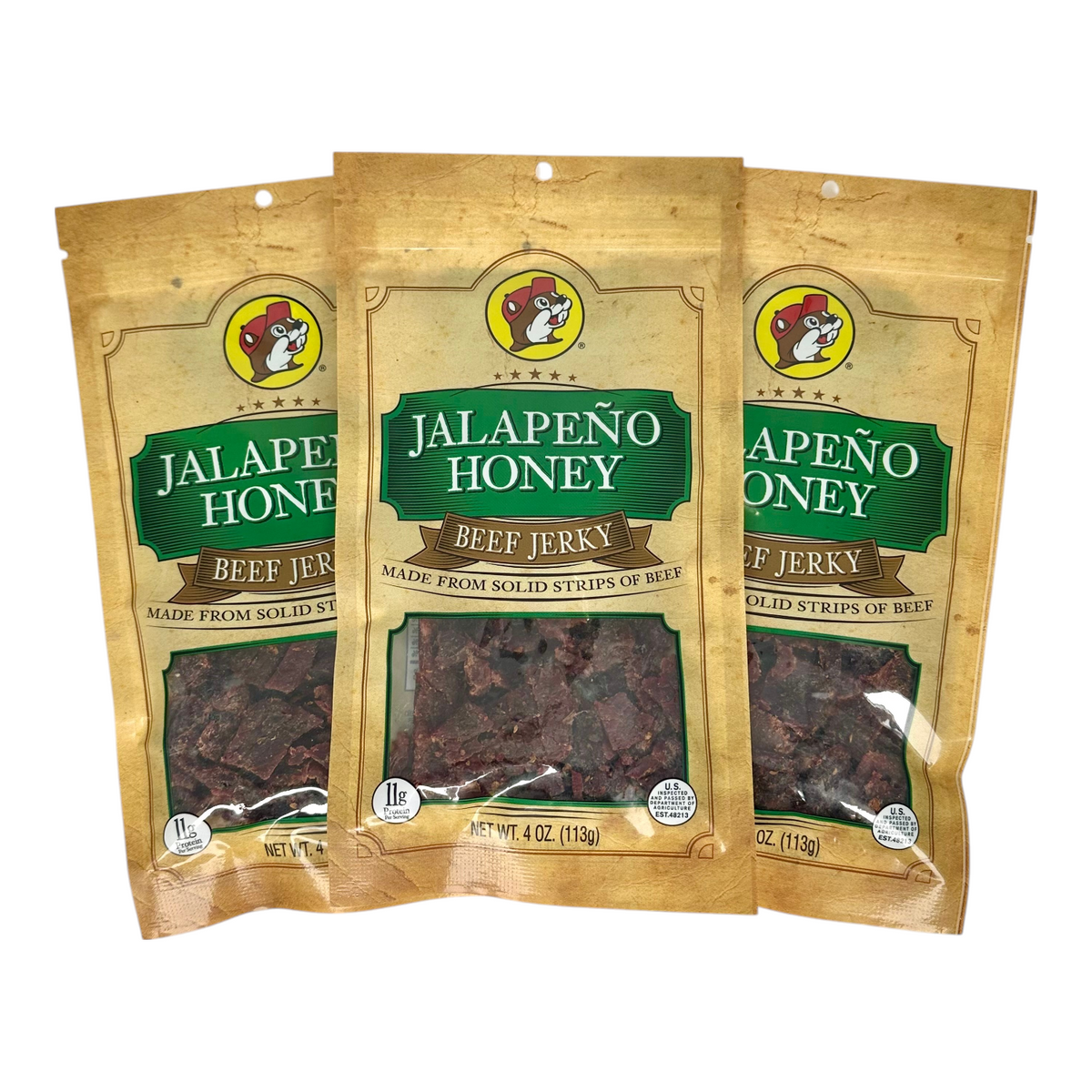 Jalapeño Honey Beef Jerky - 3-Pack - view 4