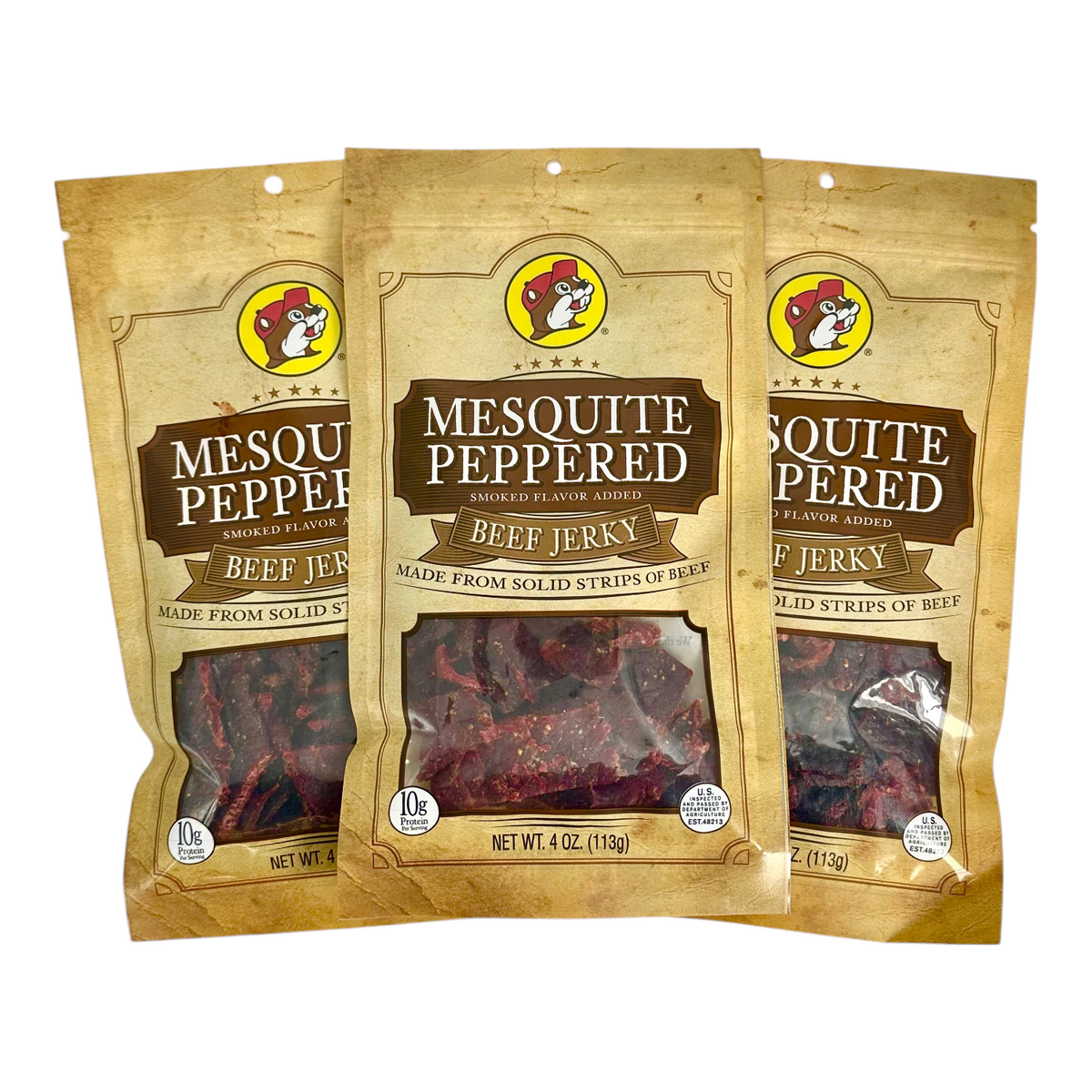 Mesquite Peppered Beef Jerky - 4oz, 3-Pack - view 4
