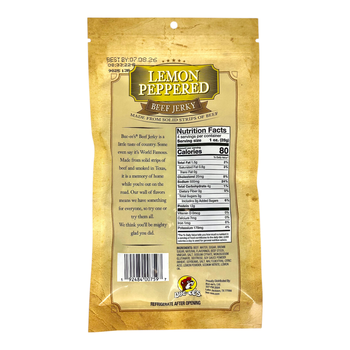 Lemon Peppered Beef Jerky - view 2