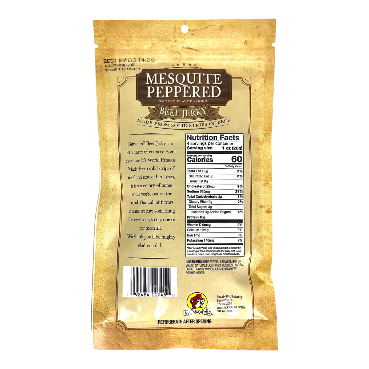 Mesquite Peppered Beef Jerky - view 2