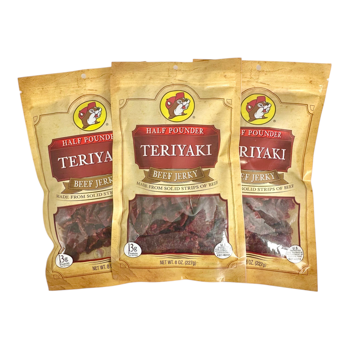 Teriyaki Beef Jerky - 8oz (Half Pounder), 3-Pack - view 7