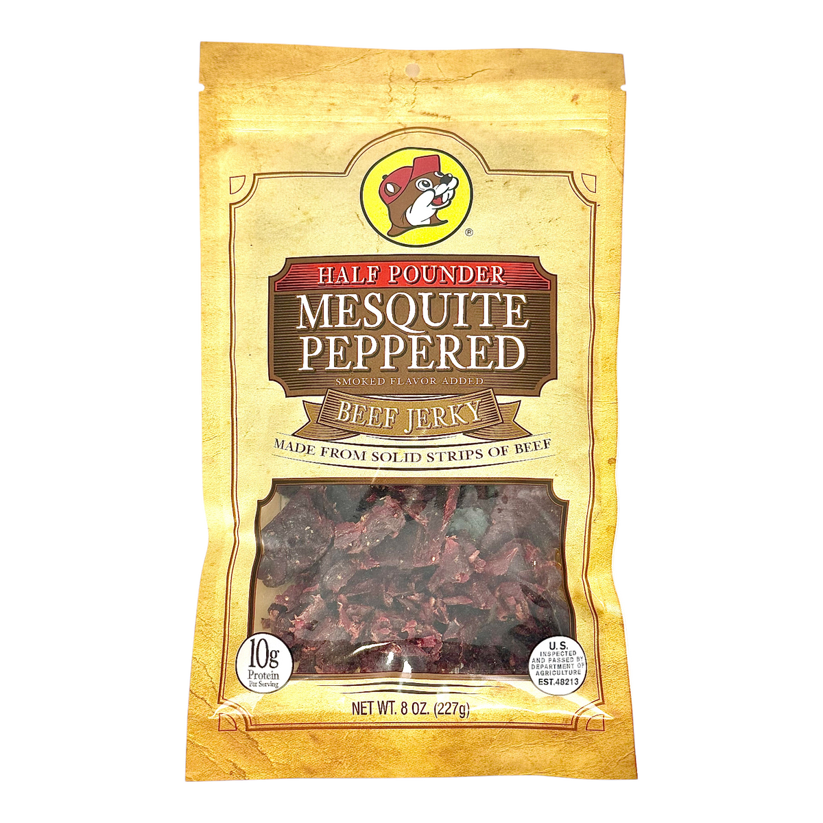 Mesquite Peppered Beef Jerky - 8oz (Half Pounder), Single - view 5