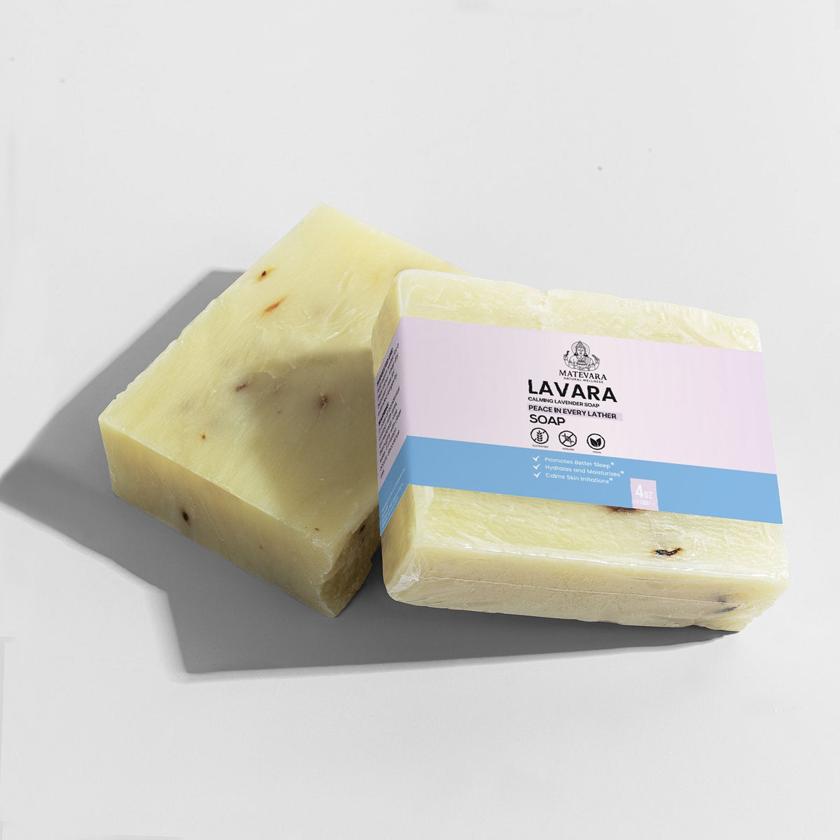 Lavara Calming Lavender Soap for Sensitive Skin - 4oz - view 4