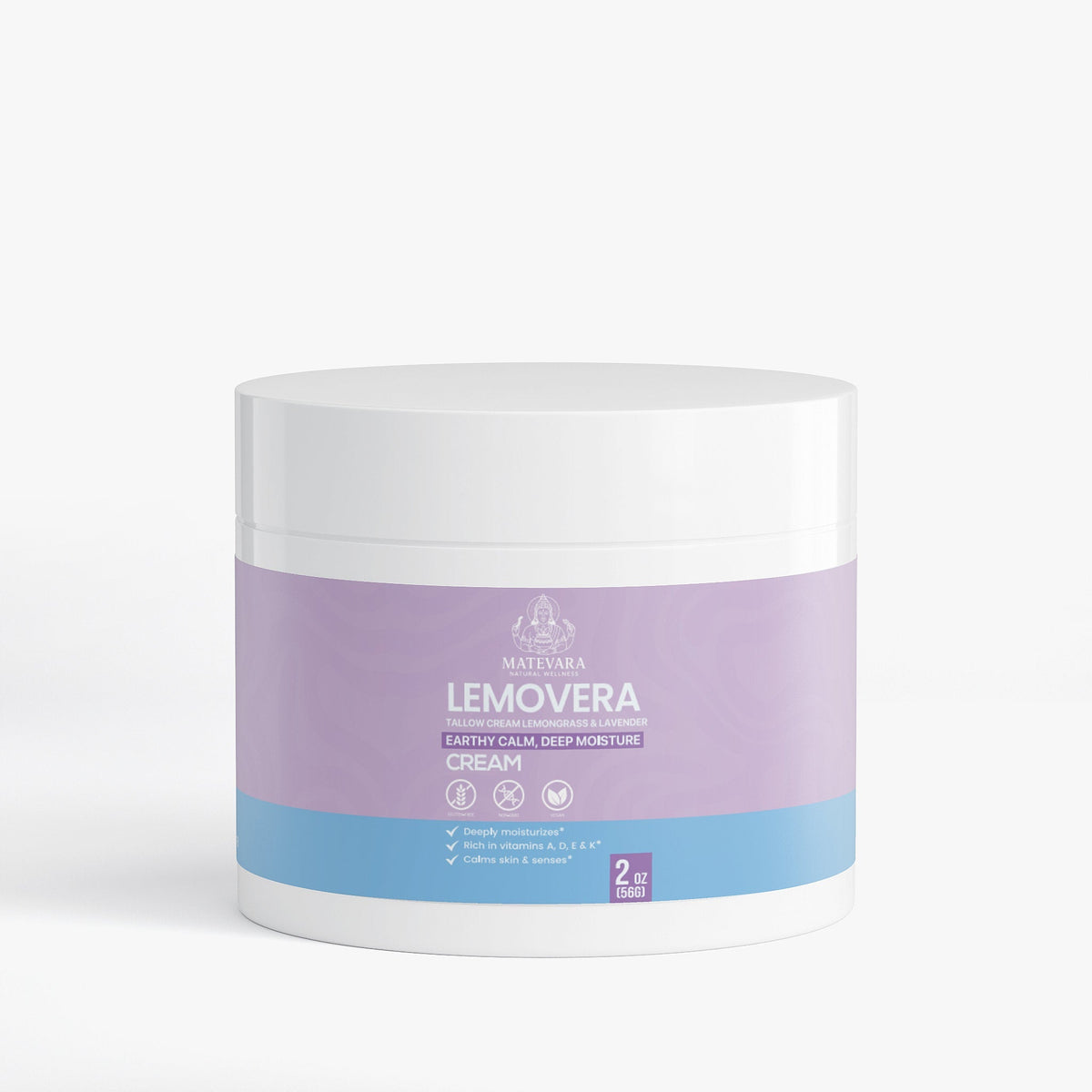 Lemovera Grass-Fed Tallow Cream - Nourishing Skin & Body Moisturizer