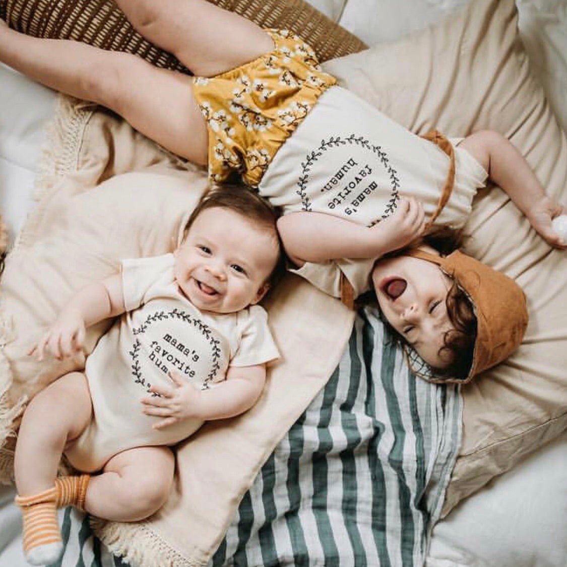 Mama's Favorite Human Organic Baby Bodysuit - view 5