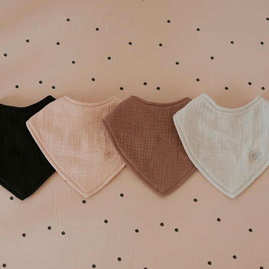 Bliss Muslin Bandana Bibs Set (4-Pack) β Parker Baby Co.