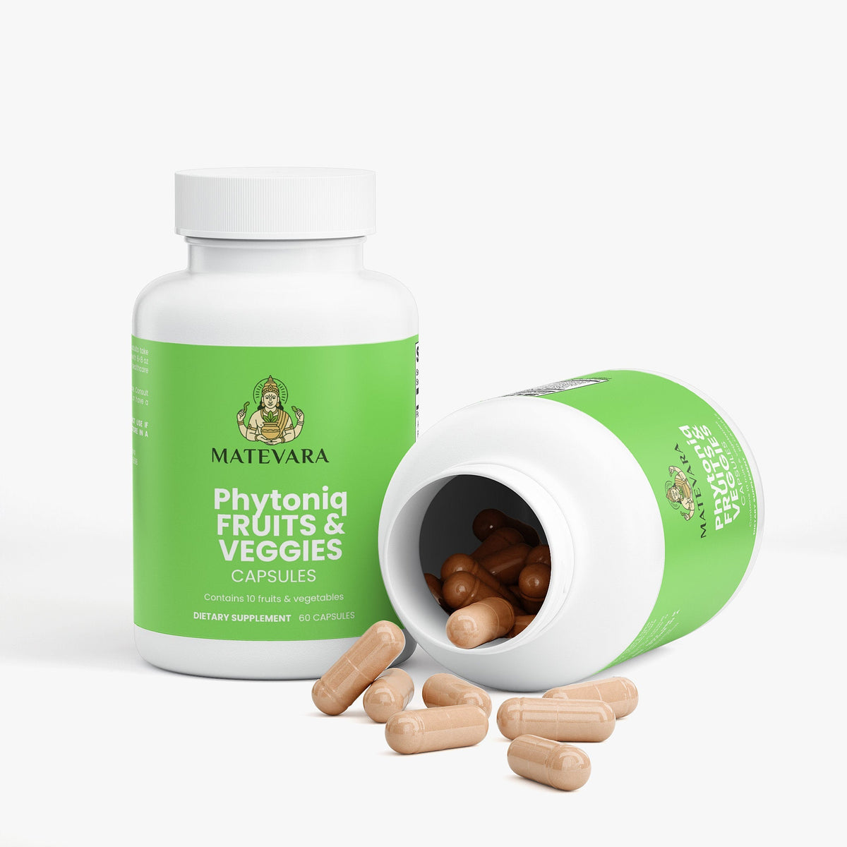 Phytoniq Fruits & Veggies |Digestive Support Capsules - 60 Count - view 3
