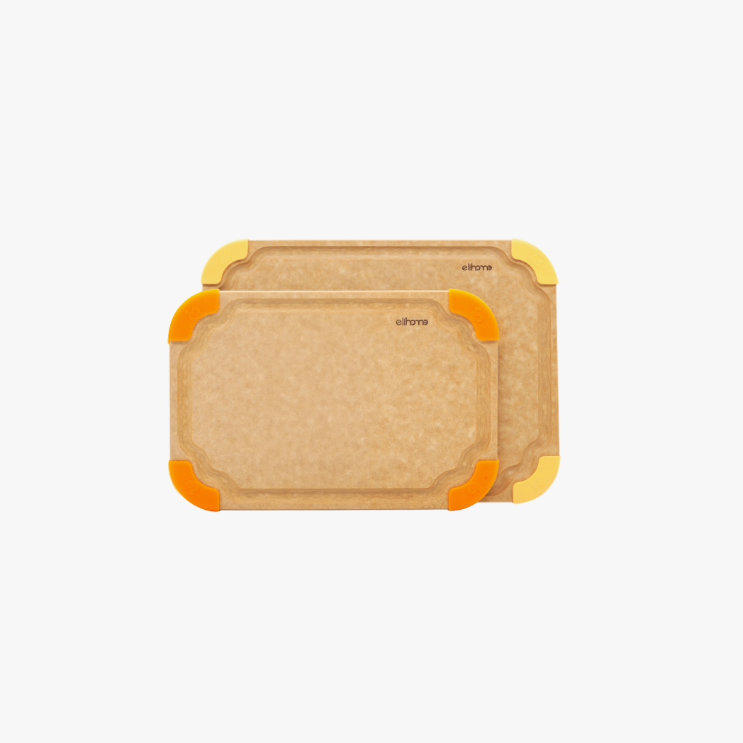 Premium Series 2 Pieces Cutting Board Set - Non Slip & Color Code (S+M) — Elihome