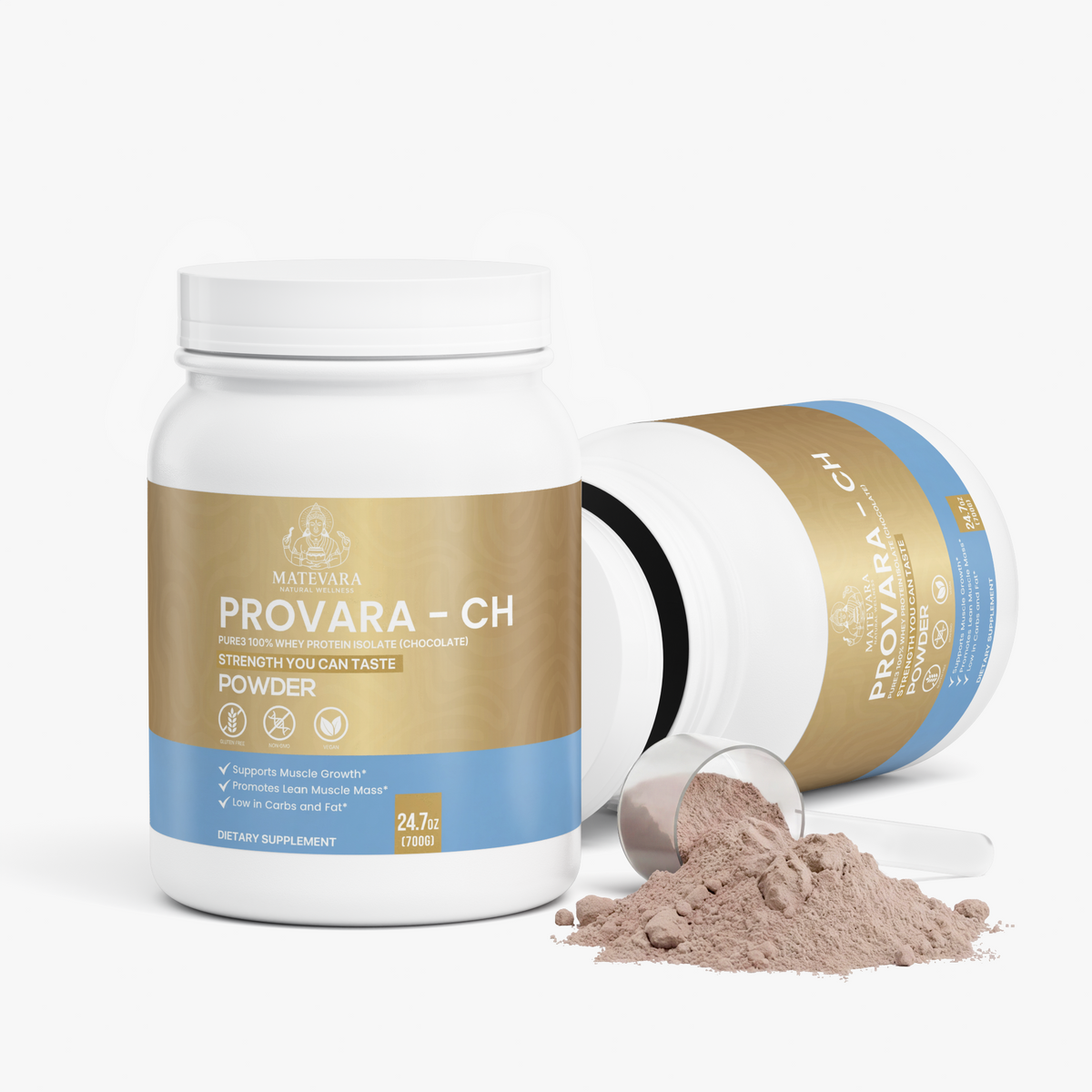 Provara - CH Pure3 100% Whey Protein Isolate - 24.7 oz - view 3