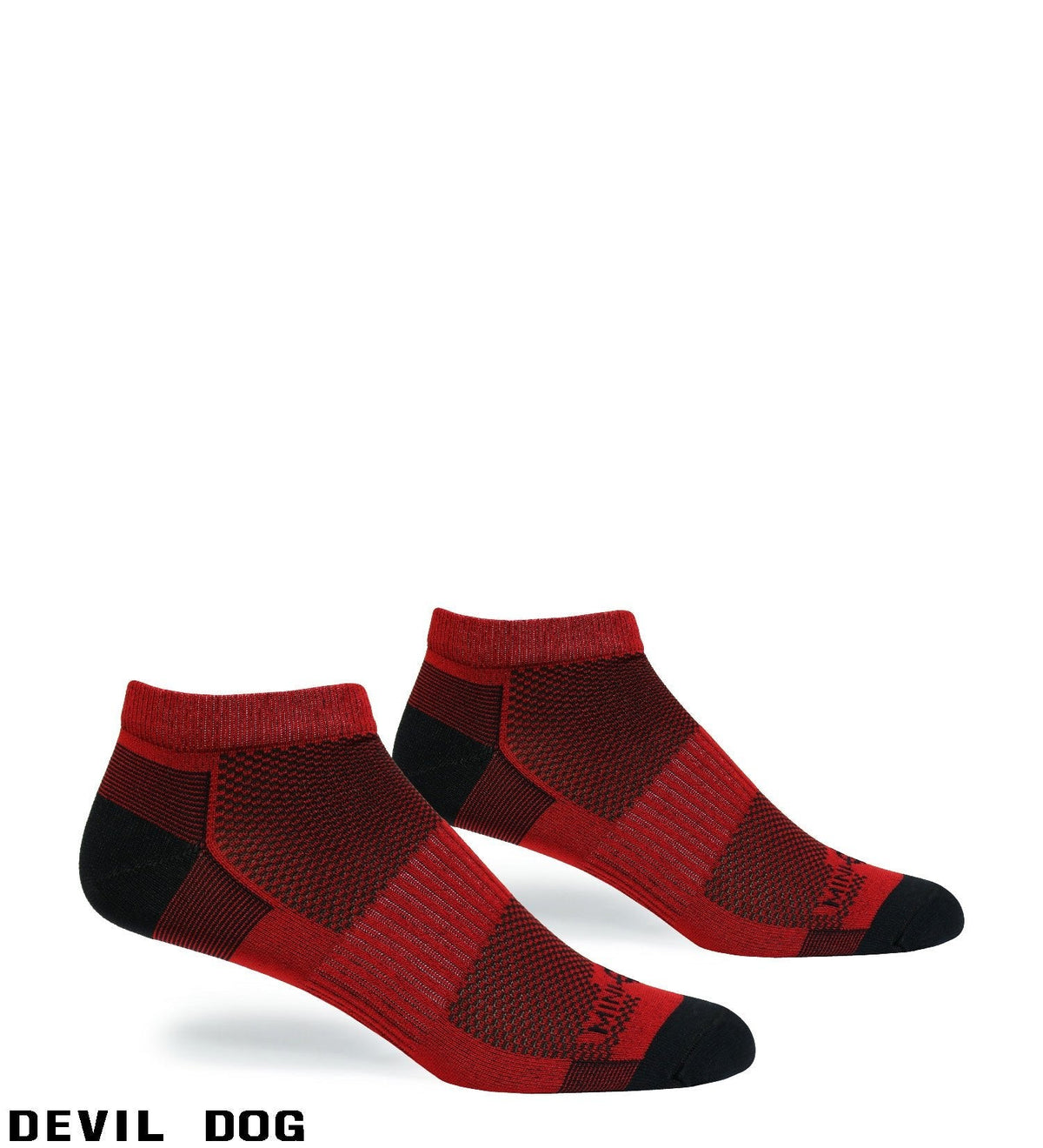 PT Mini-Cool Sock - Medium (Men's 4-8, Women's 5-10), Devil Dog, Large (Men’s 9-12, Women’s 11+), X-Large (Men’s 13-15) - vie