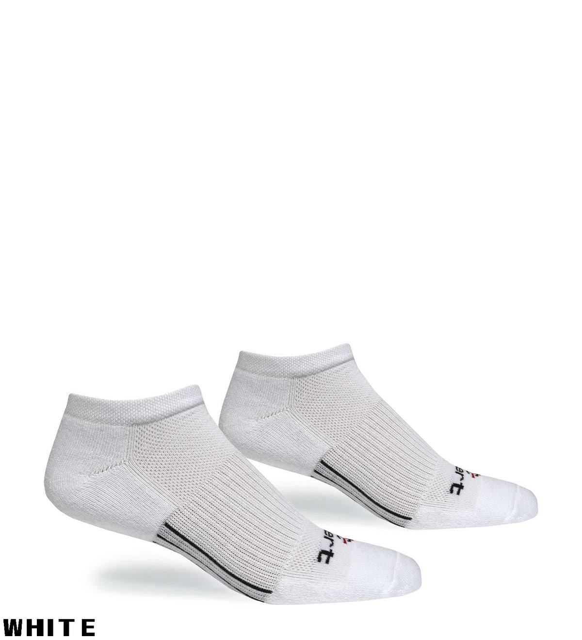 PT Lo-Cut Cushioned Running Socks - Medium (Men's 4-8, Women's 5-10), White, Large (Men’s 9-12, Women’s 11+), X-Large (Men’s