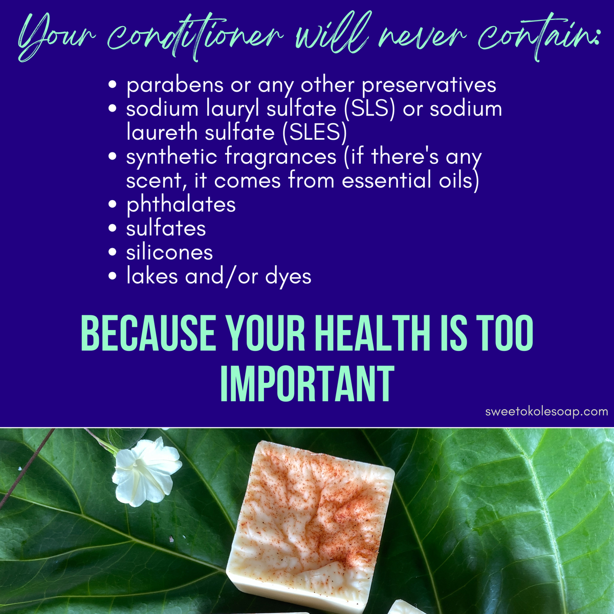Conditioner Bar with Mamaki & Lemongrass Botanicals - view 8