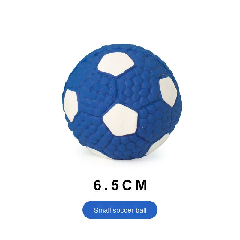 Chew Teeth Cleaning Sound Football Rugby Ball Thickened Durable Toy for Large Dogs Pet Latex Ball - image 6