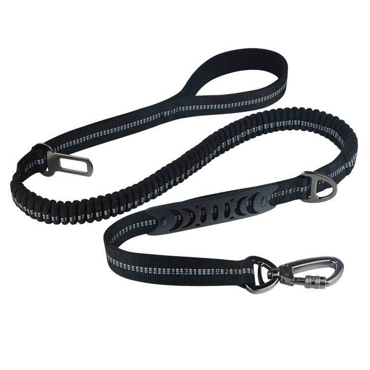 0.98*53IN Elastic Dog Leash with Reflective Car Safety Belt for Dogs - image 7