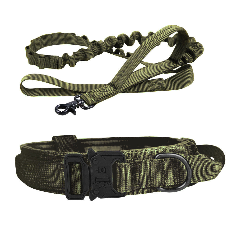 Tactical Dog Collar Dog Leash Tactical Collar Dog Leash Pet Outdoor Collar Training Pet Supplies - image 6