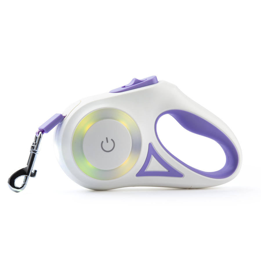 Glowing Dog Leash Pet Leash Automatic Retractable Dog Leash Dog Chain Dog Leash Dog Supplies Rope - image 7