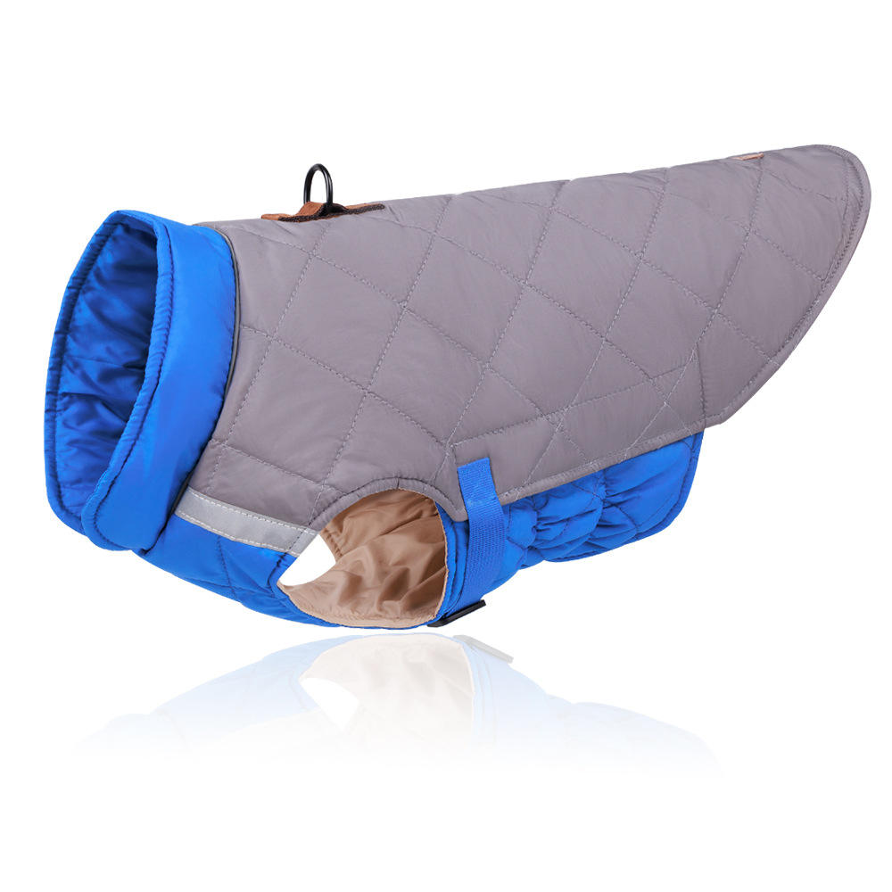 Pet Clothes Autumn And Winter Reflective Warm Pet Cotton Padded Clothes Thickened Dog Clothes Pet Supplies - image 8