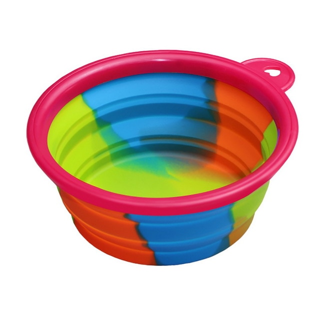 Portable Folding Silicone Dog Travel Bowl – Water & Food - image 10