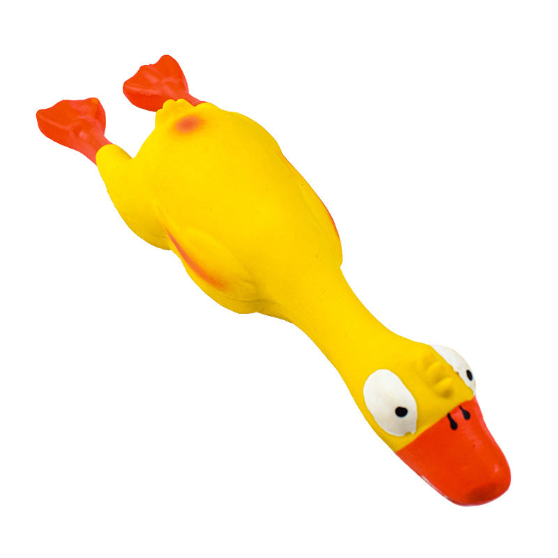 Pet Latex Toy Soft and Durable Latex Squeaky Duck for Small and Medium Dogs - image 5