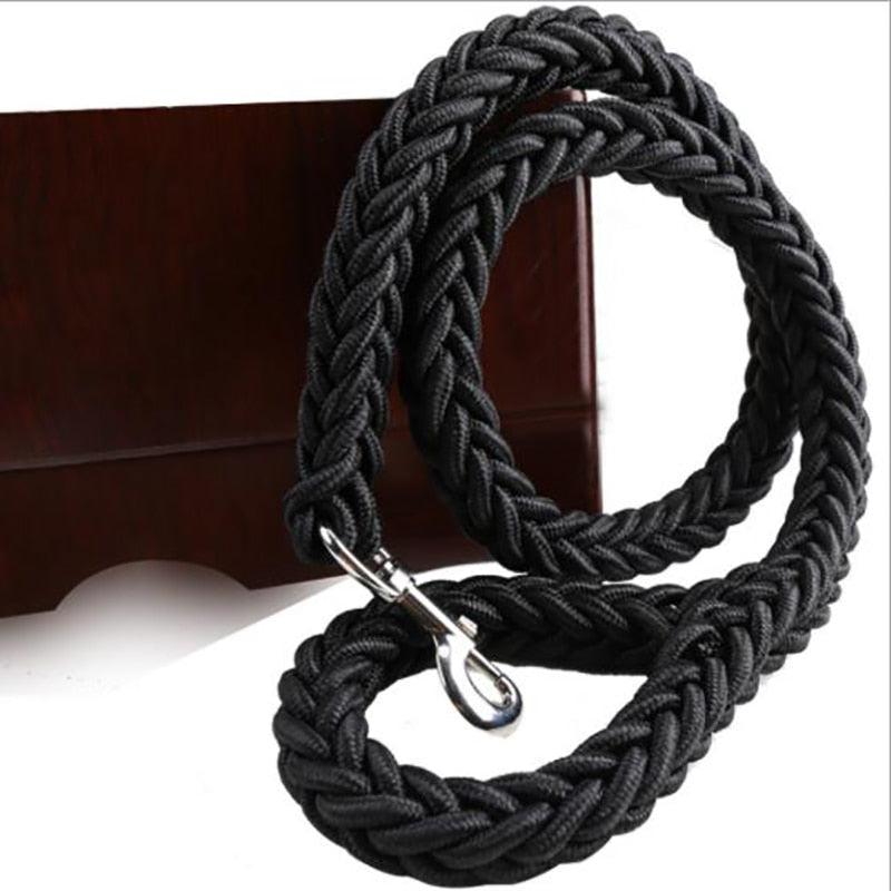 Nylon Dog Harness Leash For Medium Large Dogs Leads Pet Training Running Walking Safety Mountain Climb Big Dog NylonTenacityR
