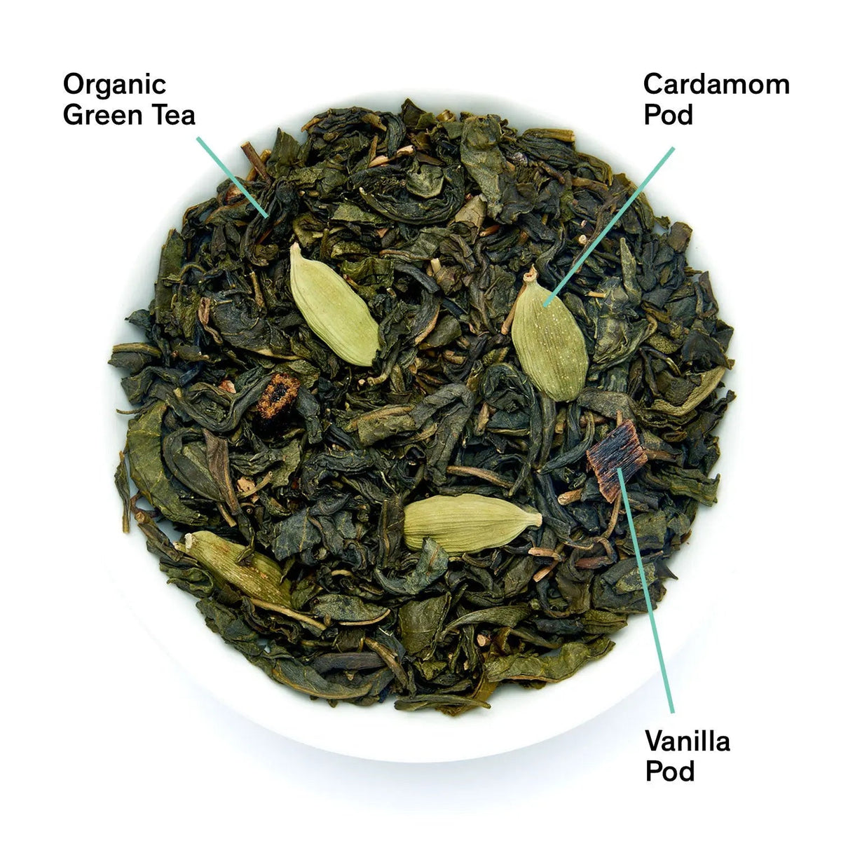 Combray - Vanilla Cardamom Green Tea (15 Tea Bags) — August Uncommon Tea