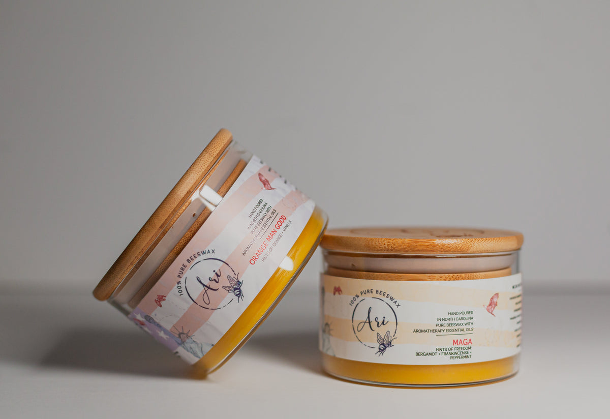 MAGA Beeswax Candle |8 oz