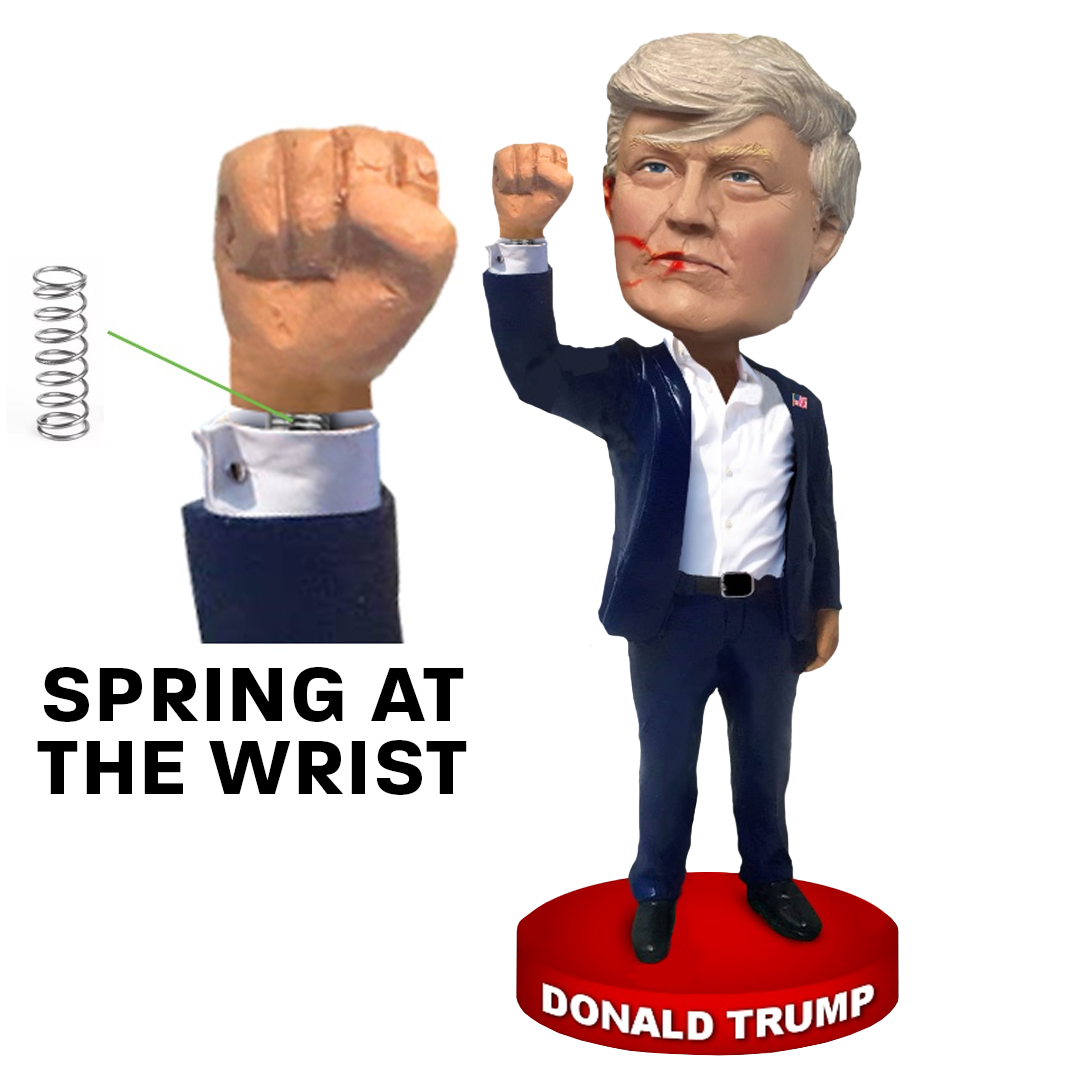 "Keep Fighting" Bobblehead - view 2