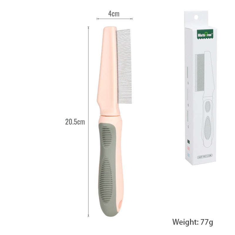 Pet Comb Hair Removal Long Needle Comb Flea Comb Knot Hair Removal Comb Dog Comb Pet Supplies - image 15