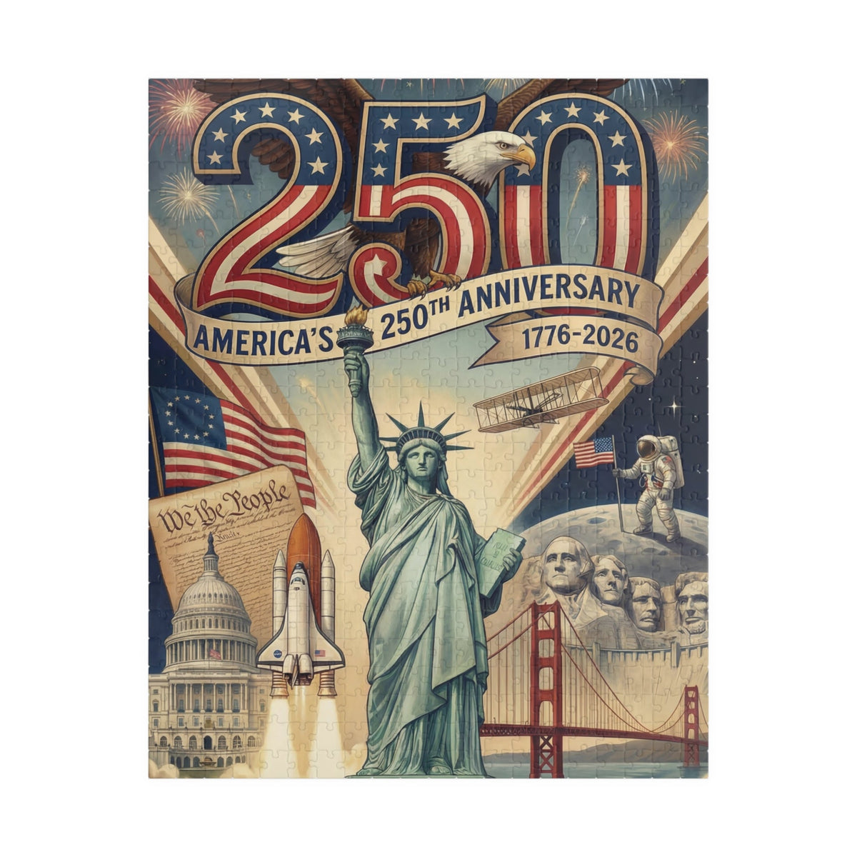 America 250th Anniversary Puzzle (252, 520, 1014-piece) - 520 pcs - view 4