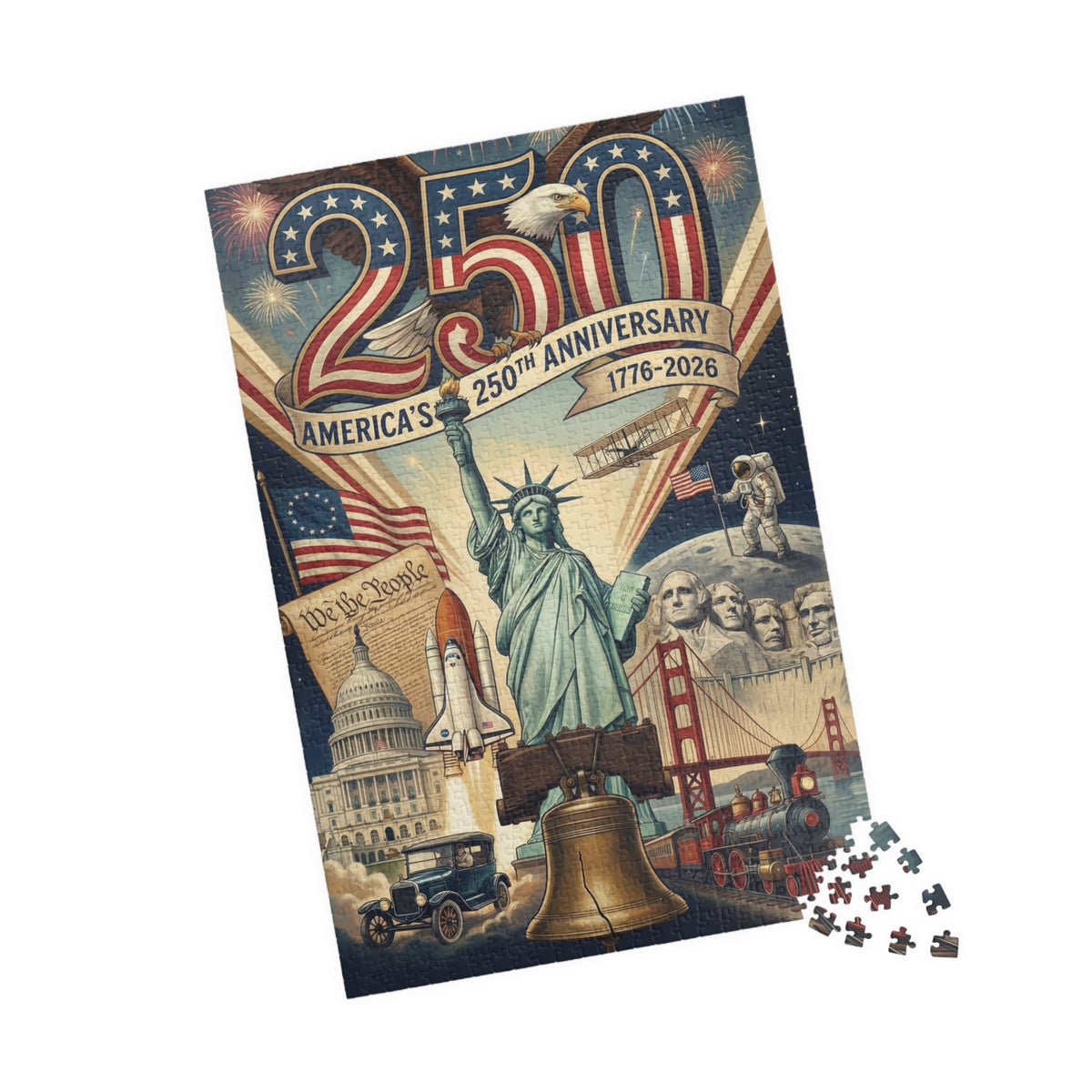 America 250th Anniversary Puzzle (252, 520, 1014-piece) - view 6