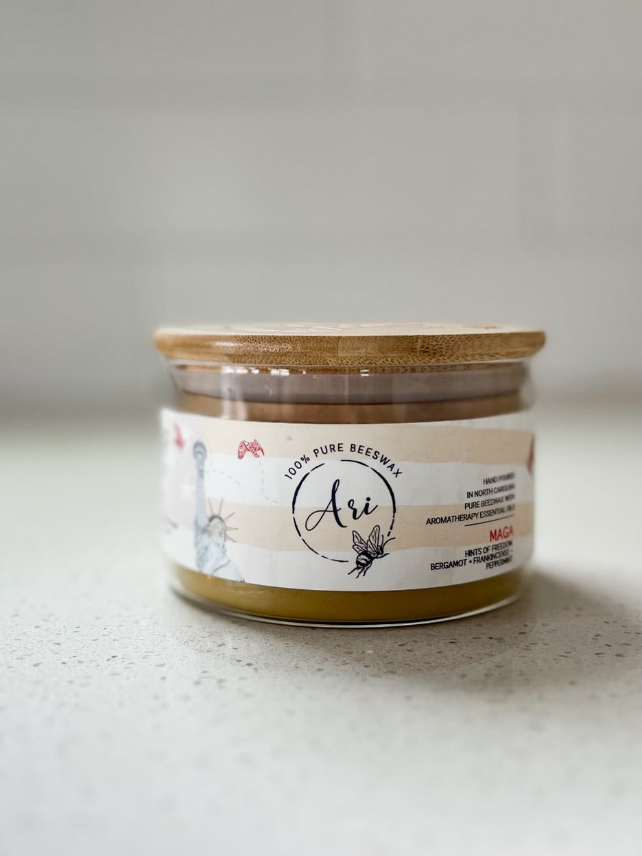 MAGA Beeswax Candle |8 oz - view 2