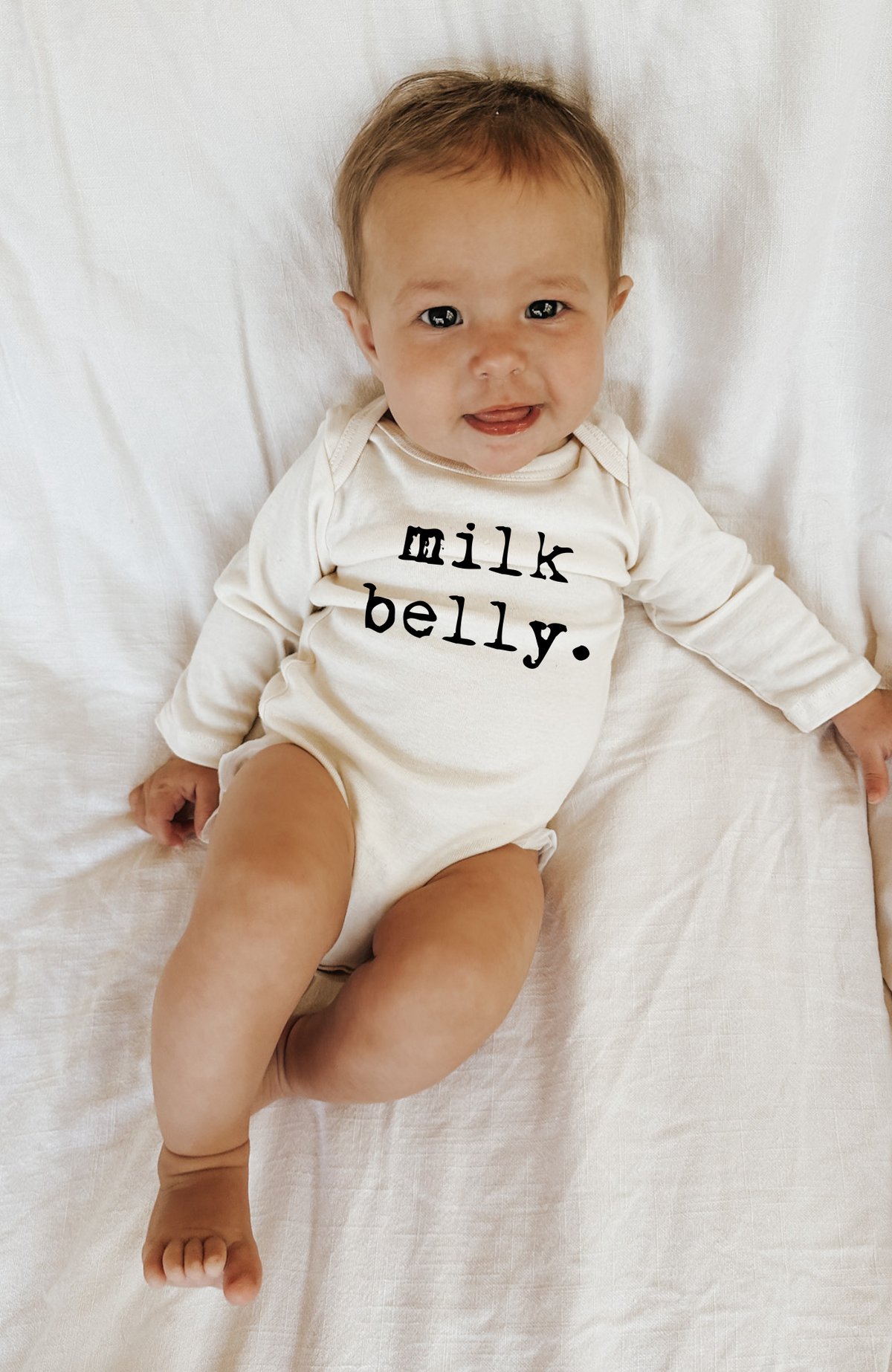 Milk Belly Organic Bodysuit Long Sleeve - view 3