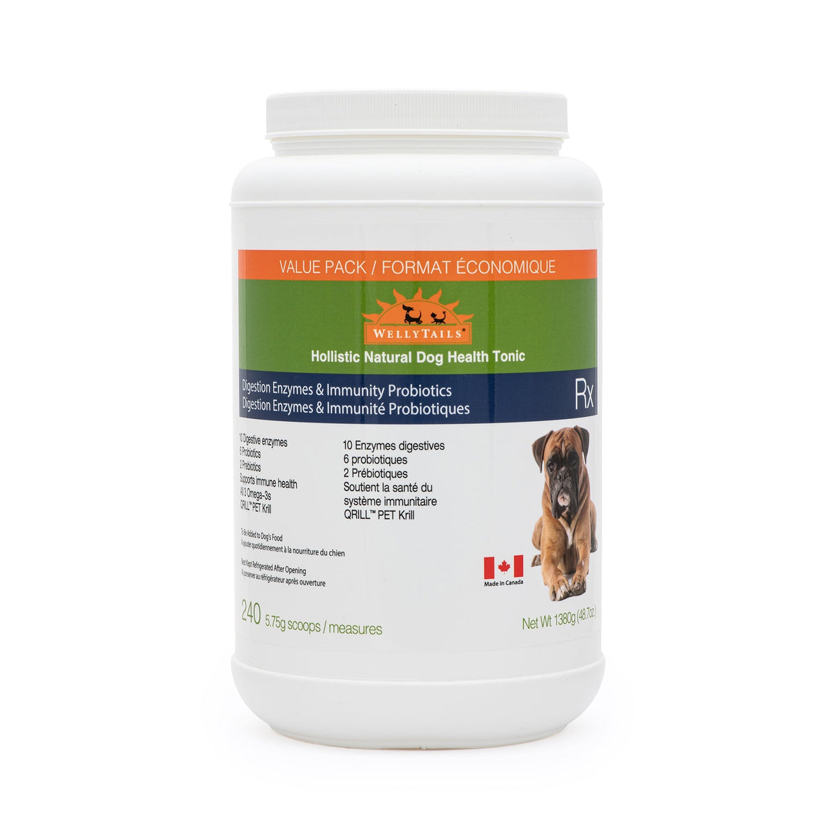 WellyTails Digestive Enzymes & Probiotics Dog ADVANCED - view 3