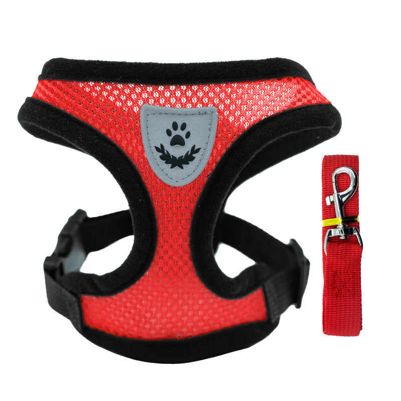 Adjustable pet harness set (small dogs/cats): vest, collar, leash. Fits French Bulldogs, Chihuahuas, etc. - image 9